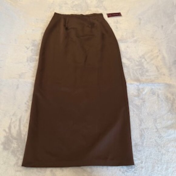 Marina Women's Maxi Lined Skirt With Slit Back 10 - Picture 4 of 16